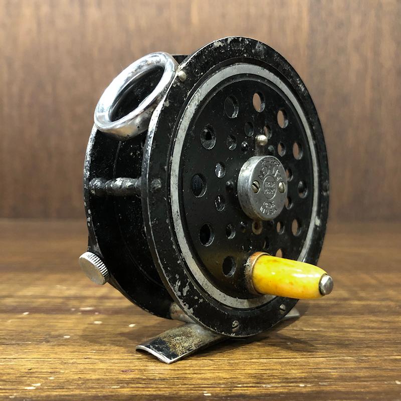 Pflueger Early Medalist 1494 Round Line Guard Vintage Fly Reel フルーガー メダリスト1494 ラウンドラインガード 初期メダリスト フライリール｜olds｜08