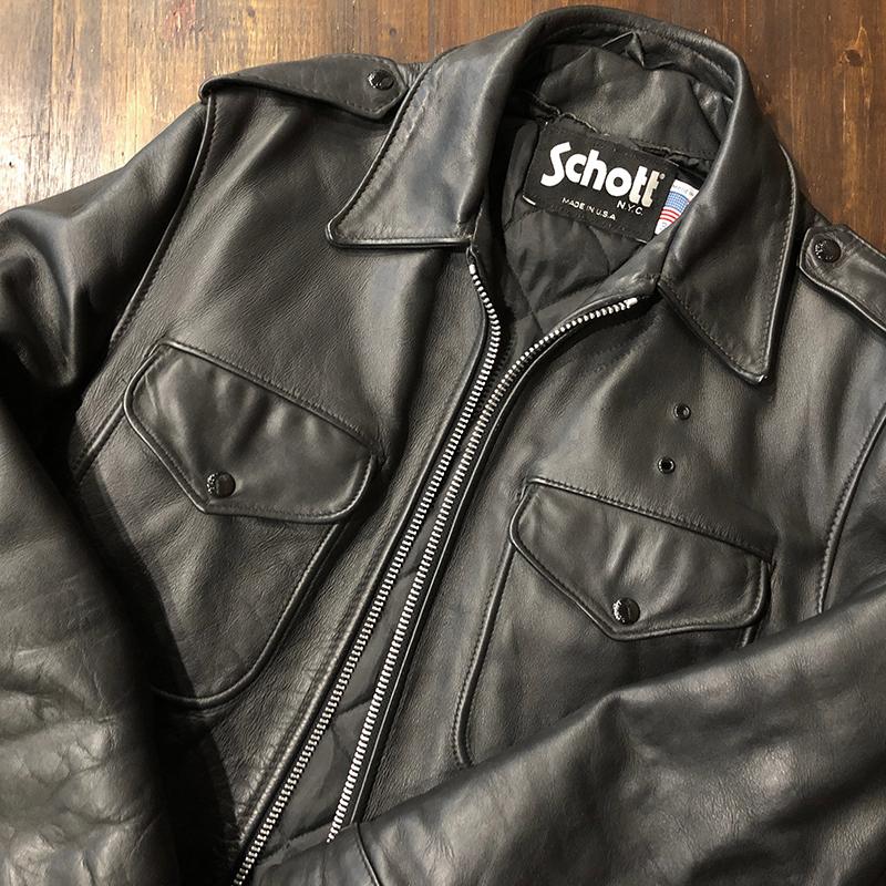 Schott N.Y.C 602 Police Leather Jacket 34 Mint ショット Schott N.Y.C 602 Police Leather Jacket 34 Mint ショット