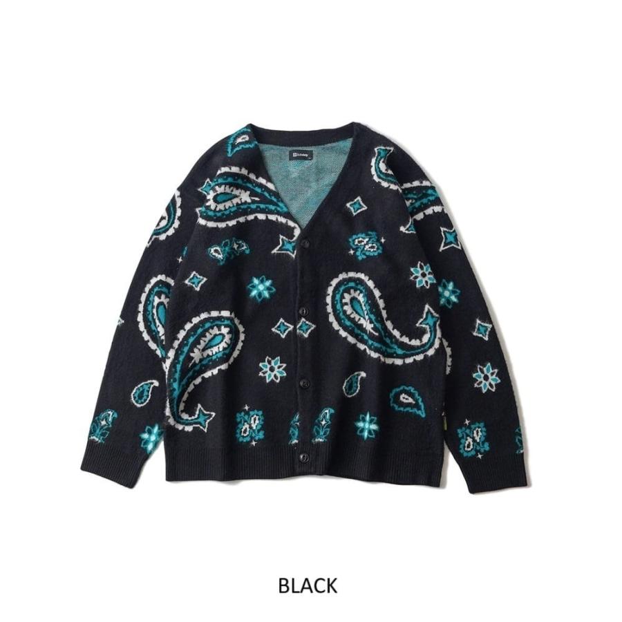 Subciety（サブサエティ） PAISLEY CARDIGAN ニット カーディガン 