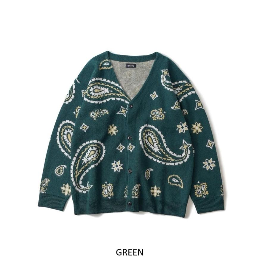 Subciety（サブサエティ） PAISLEY CARDIGAN ニット カーディガン