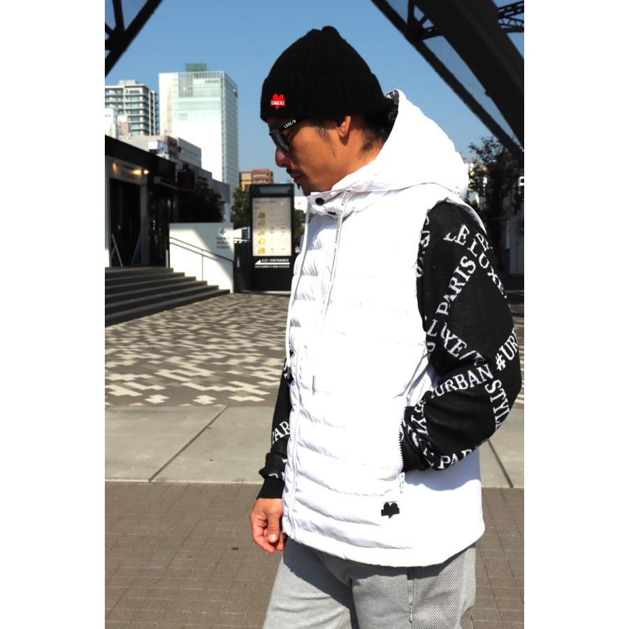 LUXE/R（ラグジュ） (3色) キルティング ダウン×ポンチ切替ベスト