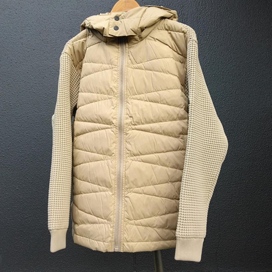 LUXE/R（ラグジュ） (3色) ダウンフェザー＆ワッフル生地切り替えzip