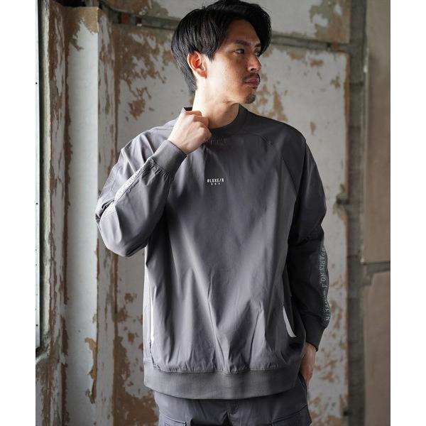 LUXE/R（ラグジュ） (3色) ストレッチ布帛 長袖プルオーバー 撥水加工 
