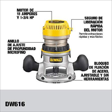 DeWalt Dw616 1 - 3/4-horsepower fijo Base Router : オーエルジー - 通販 - Yahoo ...