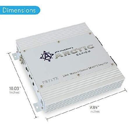 Pyramid 2 Channel Car Stereo Amplifier - 1000W Dual Bridgeable High ...