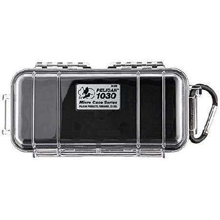 【並行輸入品】 PELICAN ハードケース 1030 N 0.4L ブラック/クリア 1030-025-100