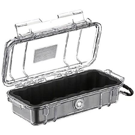 【並行輸入品】 PELICAN ハードケース 1030 N 0.4L ブラック/クリア 1030-025-100
