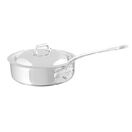 Mauviel Made In France M'Cook 5 Ply Stainless Steel 5211.25 3.4 Quart Saute(並行輸入品)
