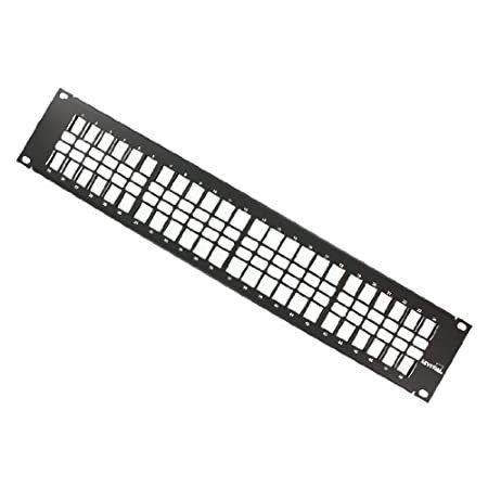【並行輸入品】 Leviton QuickPortフラットパネルケーブル管理バー含ま 48 Port - 2RU 49255-H48 1