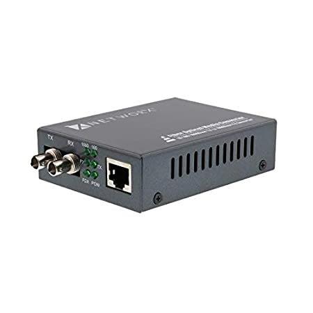 Networx Gigabit Fiber Media Converter - UTP to 1000Base-LX - ST Singlemode，（並行輸入品）