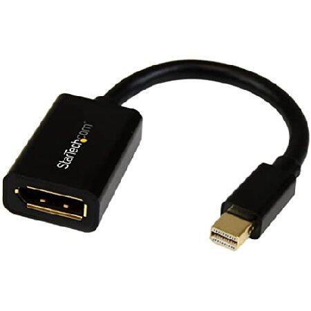 【並行輸入品】 StarTech.com Mini DisplayPort - DisplayPort 変換アダプタ/15cm/ディスプレイポート 1.2/4K60Hz/mDPオス - DPメス MDP2DPMF6IN | ブランド登録なし