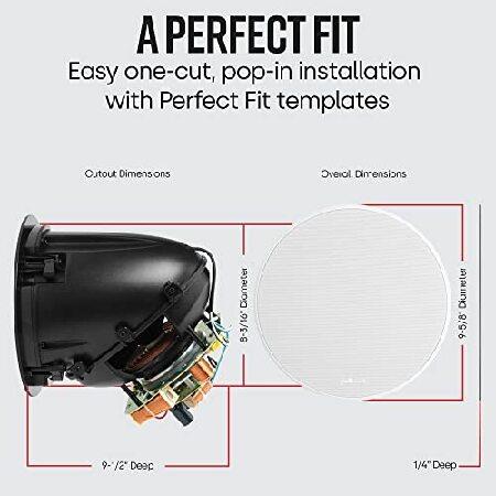 【並行輸入品】 Polk Audio 90RT (Ea) 3-way In-ceiling スピーカー 【】の画像