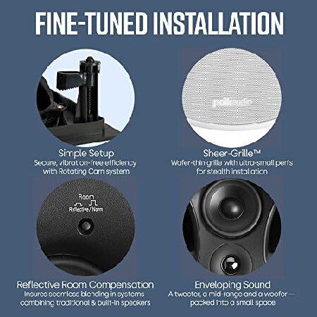 【並行輸入品】 Polk Audio 90RT (Ea) 3-way In-ceiling スピーカー 【】の画像