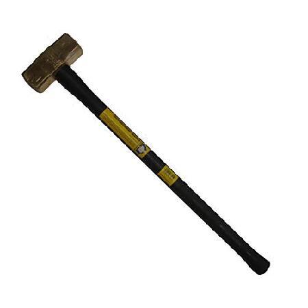 【並行輸入品】 Klein Tools 7HBRFRH14 真鍮スレッジハンマー ラバーハンドル 14ポンド_1