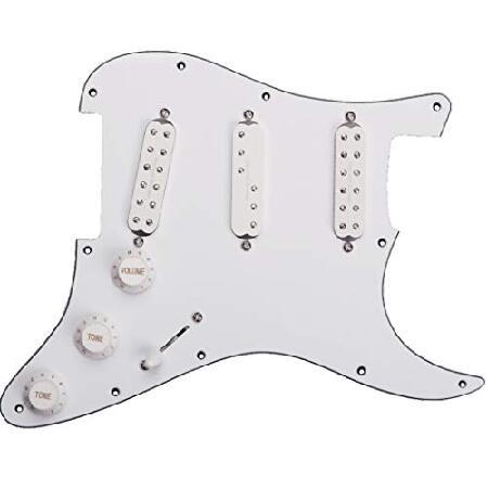 【並行輸入品】 Seymour Duncan Everything Axe Loaded Pickguard White | ブランド登録なし