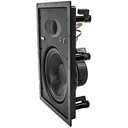 【並行輸入品】 Earthquake 1 PR. 8\"In-Wall Speakers, Kevlar Cones, 12 DB Xover, +/- 3DB Switches (B/T), Magnetic Grillesの画像