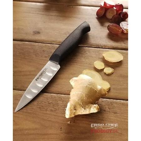 Ergo Chef Prodigy Series Stamped Paring Knife with Grip Handle, 10.2cm｜olg｜05
