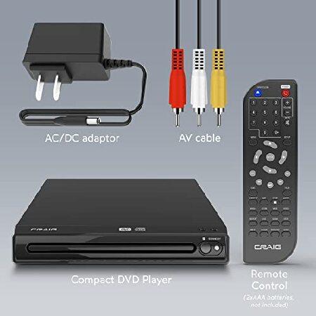 Craig Compact DVD/JPEG/CD-R/CD-RW/CD Player with Remote (CVD512a)｜olg｜03