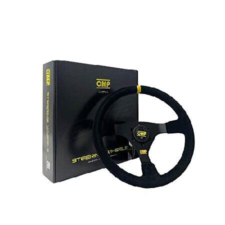 並行輸入品】 OMP ステアリング WRC ブラック スエード OD/1979/N