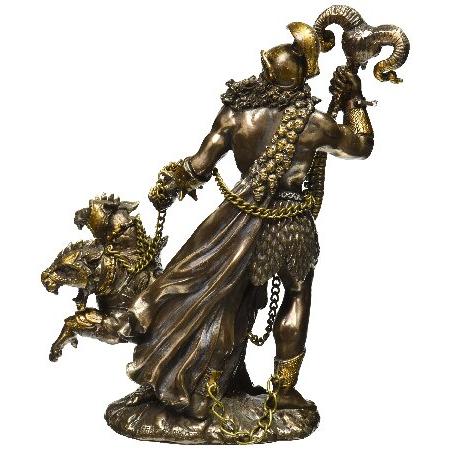 Greek God of Hadesアンダーワールドwith Cerberus Statue Pluto Roman Olympian by Pacific Giftware｜olg｜02