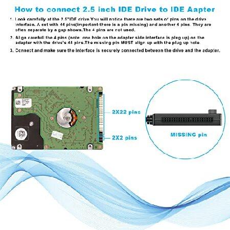 AGPtEK SATA/PATA/IDEドライブ USB2.0 ＆amp; USB3.0に対応 SATAアダプター 変換ケーブル U1S-MB(並行輸入品)｜olg｜04