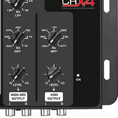 並行輸入品】 Taramp's CRX4 4-Way Electronic Crossover by