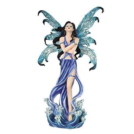 定番のお歳暮 12 Inch Water Goddess Elemental Fairy Mystical Statue Figurine【並行輸入品】 オブジェ、置き物