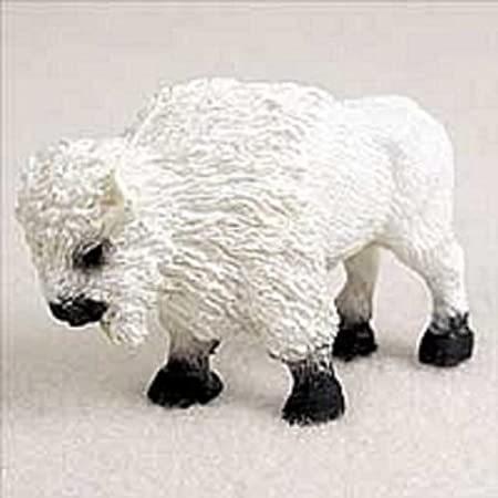 豪華で新しい Buffalo Miniature Concepts Conversation White Figurine(並行輸入品) One Tiny オブジェ、置き物