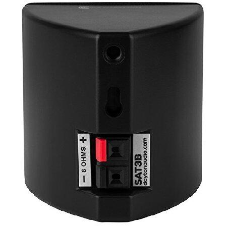 並行輸入品】 Dayton Audio SAT3B 3インチ キューブスピーカー ペア