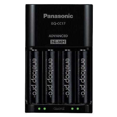 Panasonic K-KJ17KHCA4A 4-Position Charger with AA eneloop PRO Rechargeable Batteries, 4 pk(並行輸入品)｜olg｜03
