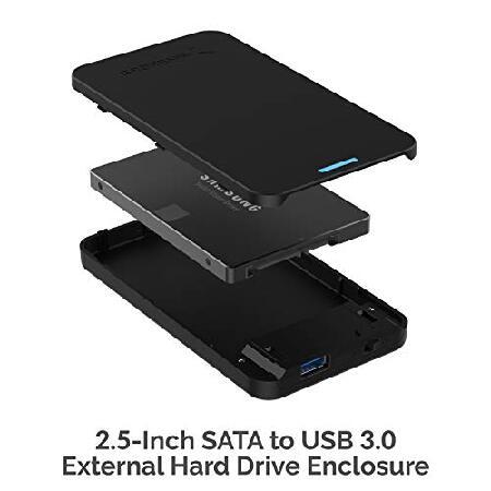 SABRENT 2.5インチ SSD外付けケース/SATA SSD/HDD (SSD 1TB、SSD 2TB、SSD 500GB、SSD 4TB) 最大16TB/ USB 3.2 Gen 1 SuperSpeed/工具不要/SATA III(並行輸入品) | ブランド登録なし | 03