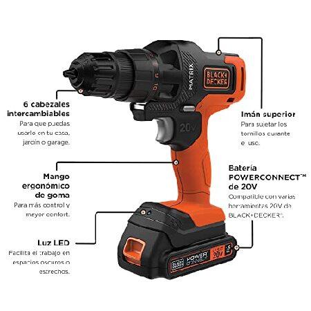 並行輸入品】 Black ＆ Decker BDCDMT1206KITC Matrix 6 Tool