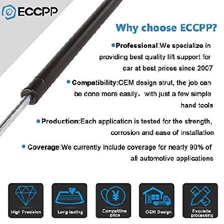 【並行輸入品】 ECCPP リフトサポート リアリフトゲート ストラット ガス ストラット ショック 2003-2007 ホンダ パイロット 2個セットの画像