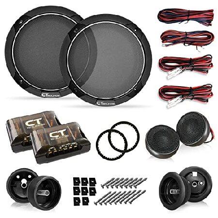 【並行輸入品】 CT Soundsメソ フルレンジ同軸およびコンポーネント カースピーカー 6.5 Inch Component Meso 6.5" Component Set_5