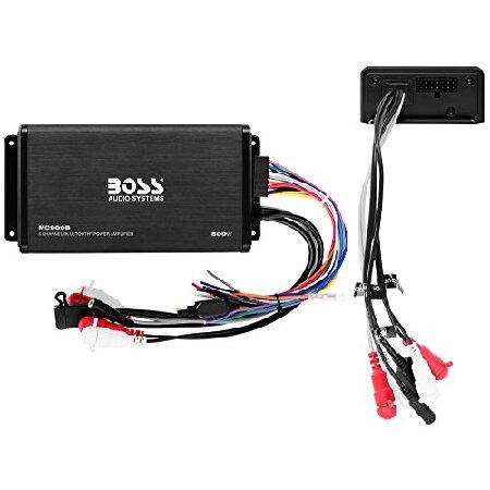 純正卸売り BOSS AUDIO ASK902B.6 Marine Package Includes 500 Watt Max 4-channel Bluetooth Amplifier， One Pair 6.5 inch MR6W Marine Speakers， Universal(並行輸入品)