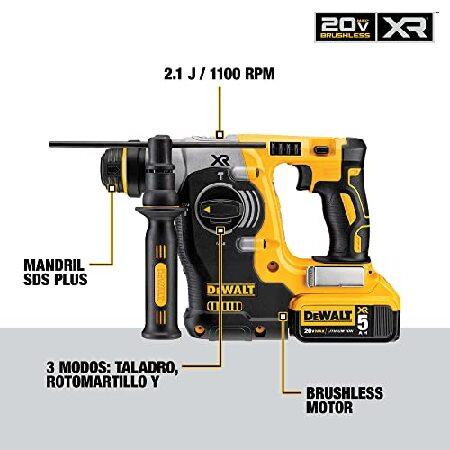 並行輸入品】 DEWALT 20V MAX* SDS Rotary Hammer Drill Kit, 5