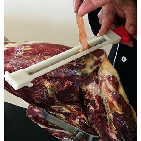 Ham Carving Knife with Anti-accident Protection 12-Inch - Flexible Stainless Steal Ham Slicing Knife for Slicing Serrano, Iberico Ham ＆ I(並行輸入品)｜olg｜05