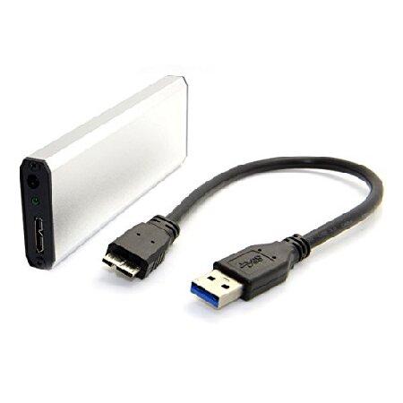 【並行輸入品】 UX21 UX31 XM11用のUSB 3.0からSATA SSDハードディスクケースエンクロージャー_1