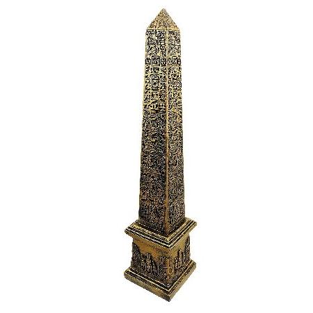 【並行輸入品】 エジプトテーマObelisk Temple of Ra With Hieroglyphs 10 " Tall彫刻置物_2