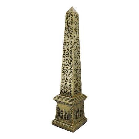 【並行輸入品】 エジプトテーマObelisk Temple of Ra With Hieroglyphs 10 " Tall彫刻置物_4