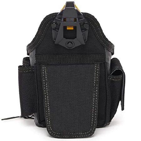 【並行輸入品】 KNICKS(ニックス)TOUGHBUILT TB-CT-34 小型電工ポーチ ポリエステル ブラックの画像