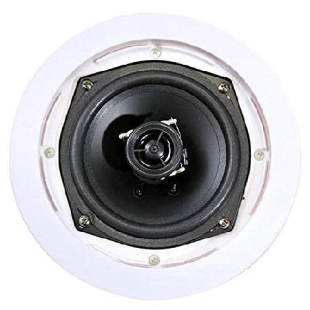 【並行輸入品】 8) New PYLE PRO PDIC61RD 6.5'' 400W 2-Way In-Ceiling/Wall Speaker System White 141