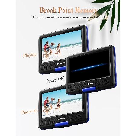 DBPOWER 11.5インチポータブルDVDプレーヤー 5時間内蔵充電式 DBPOWER 11.5インチポータブルDVDプレーヤー 5時間内蔵充電式