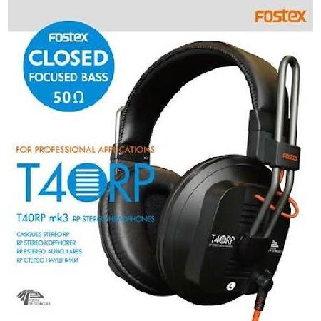 Fostex T40RP MK3 Professional Studio Headphones, Closed by