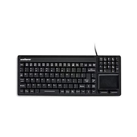 【並行輸入品】 WetKeys 防水タッチパッド プラス プロフェッショナルグレード キーボード タッチパッド (USB) (ブラック) | KBWKRC106T-BK_3