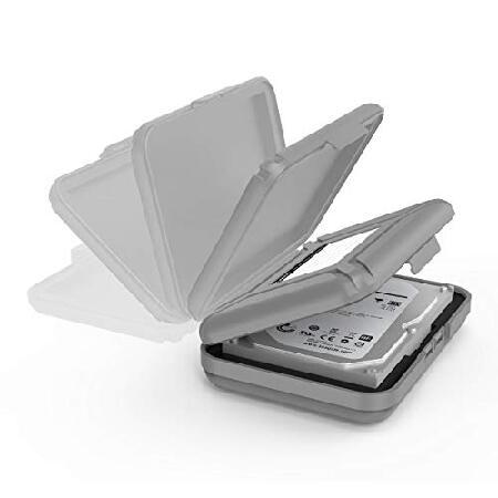 【並行輸入品】 ORICOポータブル5ベイ3.5インチハードドライブディスク保護ボックス/ストレージケースcover-gray_1