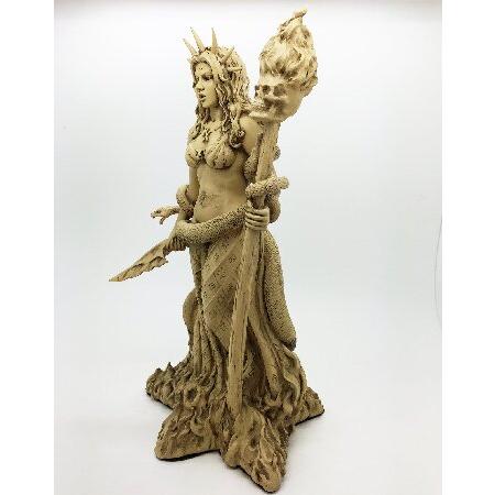 【並行輸入品】 ギリシャの女神 白魔女 魔女 ヘカテ 置物 ヘケト ネックレス 神 マジック 強力 異教徒 魔女像_1