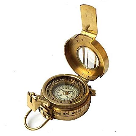 新しいコレクション Vintage Compass Military Navigational Marine Brass Devices Pocket Nautical 【並行輸入品】 その他楽器、手芸、コレクション
