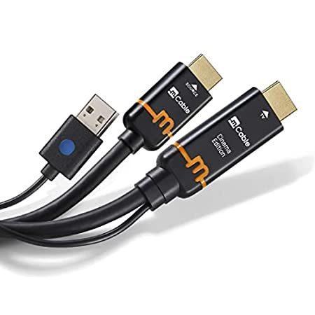 【並行輸入品】 マルセイユmn02612マカブルHDMIケーブル1、ブラック/ゴールド、52 m