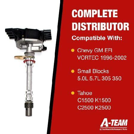 店舗の在庫 A-Team Performance - Complete Distributor - Compatible with Chevy GM EFI VORTEC 1996-2002 Small Block 5.0L 5.7L 305 350 Tahoe C1500 K1500 C2500 K2500